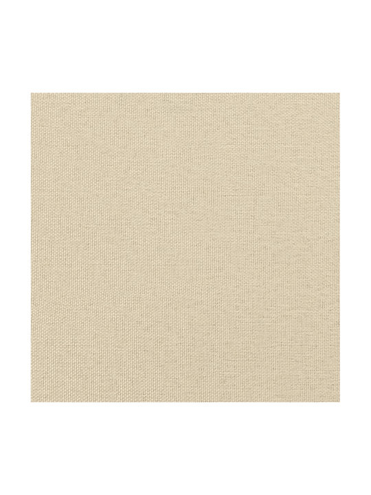 Διθέσιος Καναπές Κρεβάτι Κρεμ 112x174x55εκ. 353970