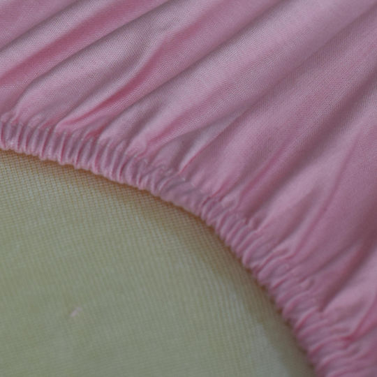 Decocraft Single with Elastic Band Pink 90x200cm