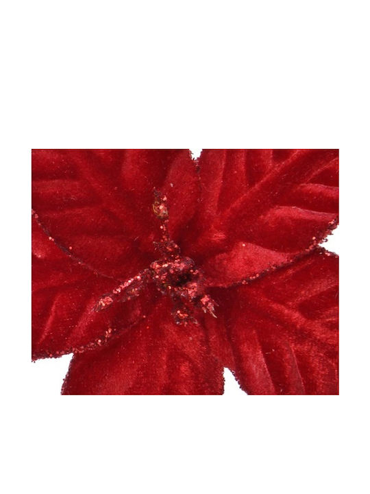 Kaemingk Weihnachtsdekoration Stoff Blume Länge 11cm.