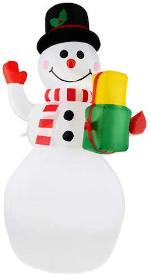 Illuminated Christmas Plastic Figure Snowman 155x155x155cm Ruhhy