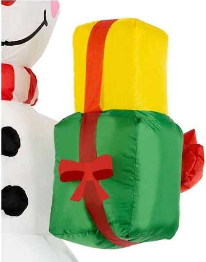 Illuminated Christmas Plastic Figure Snowman 155x155x155cm Ruhhy