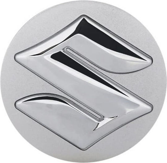 Wheel Center Cap Suzuki with 58mm Internal Diameter Silver 1pc
