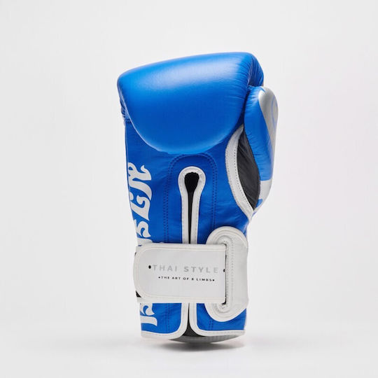 Leone 1947 Boxing Gloves Leather for Match Blue
