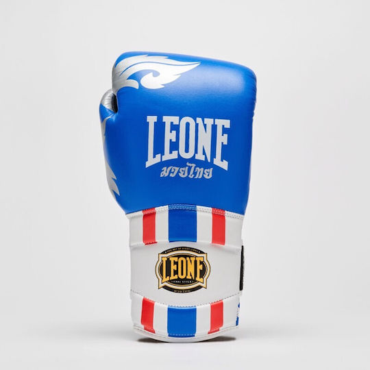Leone 1947 Boxing Gloves Leather for Match Blue