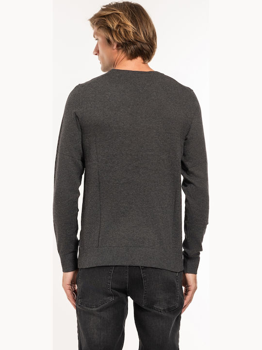 Langarm-Pullover dark grey