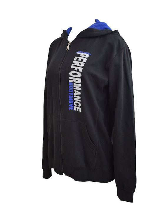 Sweatshirt with Hood Black