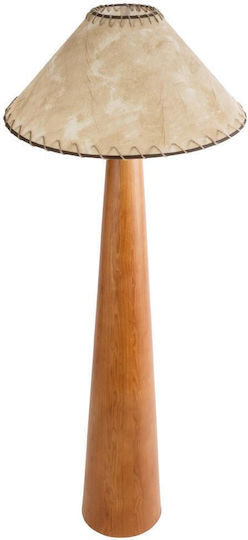 GloboStar Maspalomas Floor Lamp H145xW55cm. with Socket for Bulb E27 Beige