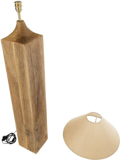 GloboStar Lafrontera Floor Lamp H140xW55cm. with Socket for Bulb E27 Beige