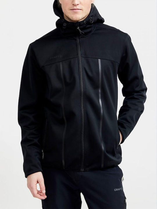 Craft Мъжко яке Softshell Водоустойчиво и Ветроустойчиво Black