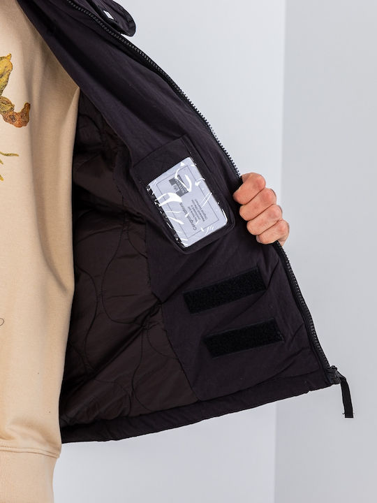 Αμάνικο Μπουφάν Puffer Black