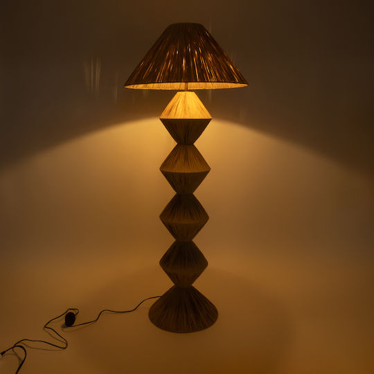 GloboStar Luana Stehlampe H150cm. Beige GloboStar Luana Stehlampe H150cm. Beige