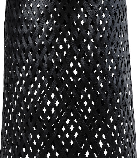 GloboStar Mamizu Stehleuchte H93xB28cm. mit Fassung für Lampe E27 Schwarz