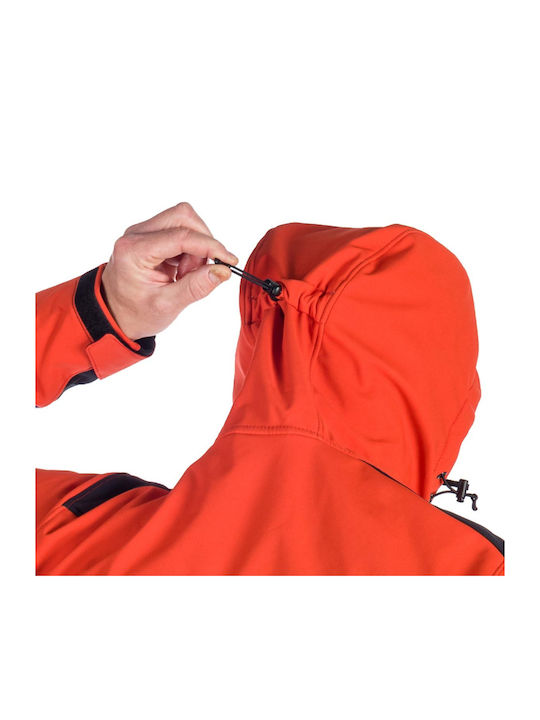 Geci Barbati Softshell Waterproof și cu protecție împotriva vântului Culoare Full Face Roșu