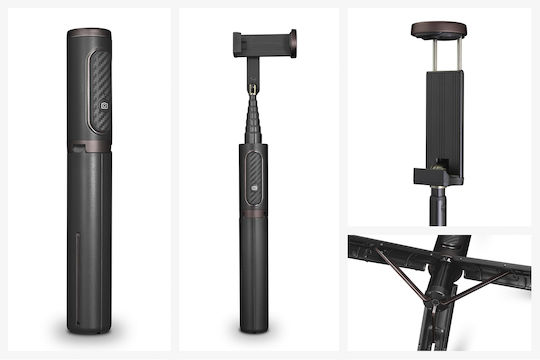 Yenkee Selfie-Stick Handy-Stative Bluetooth-Schwarz