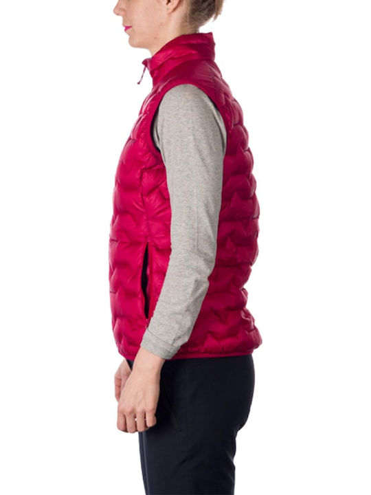 Women's for Hiking Short Lifestyle Jacket Waterproof and Windproof for Winter Burgundy