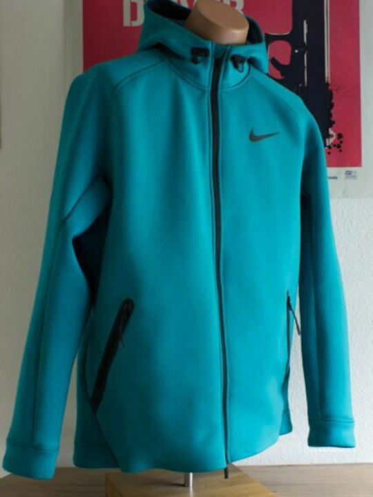 Nike Therma-Sphere Max Training Men's Sport Jacket Turquoise