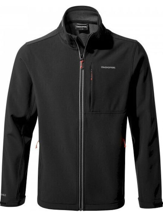 Winter Jacket Softshell Waterproof and Windproof Black