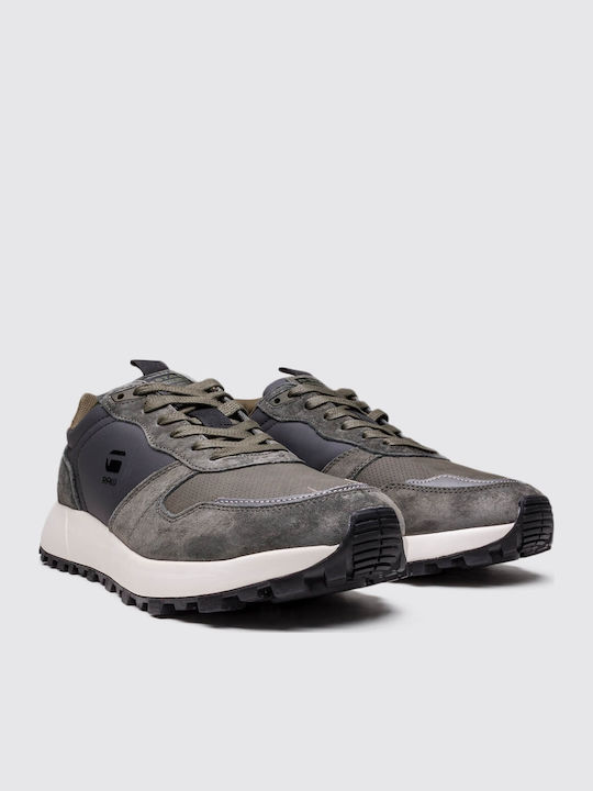 Theq Run Bărbați Adidași Olive / Grey