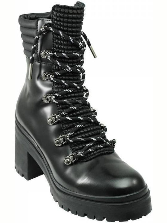 Favela Women's Ankle Boots with High Heel Black