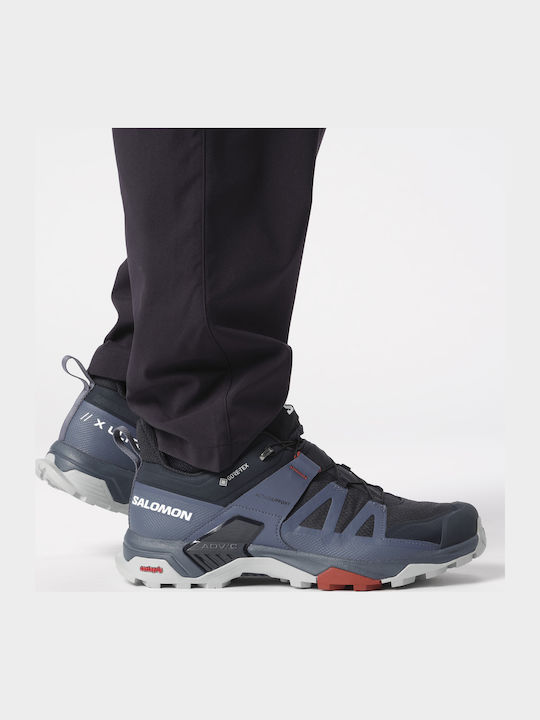 Salomon X Ultra 4 Gtx Ανδρικά Ορειβατικά Παπούτσια Αδιάβροχα με Μεμβράνη Gore-Tex Γκρι