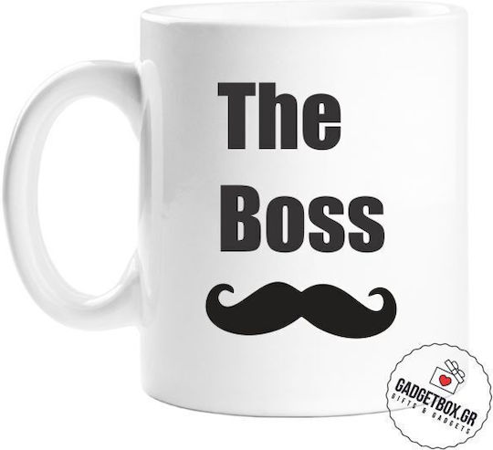 Boss Real Boss Κούπα Κεραμική Λευκή 2τμχ Boss Real Boss Κούπα Κεραμική Λευκή 2τμχ