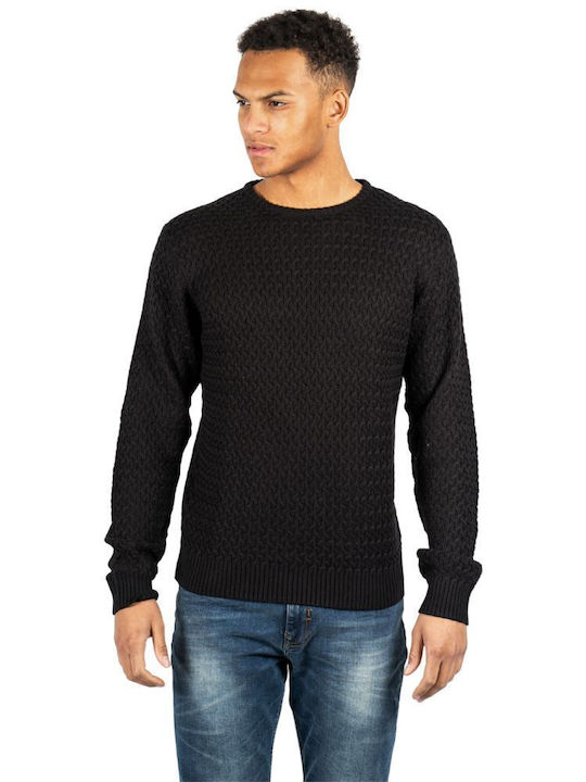 Marcus Herren Langarm-Pullover BLACK