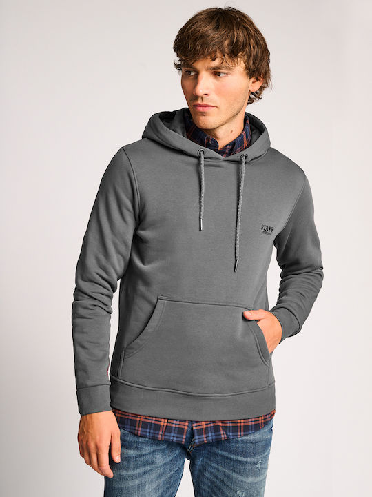 Staff Men's Sweatshirt with Hood Smoke