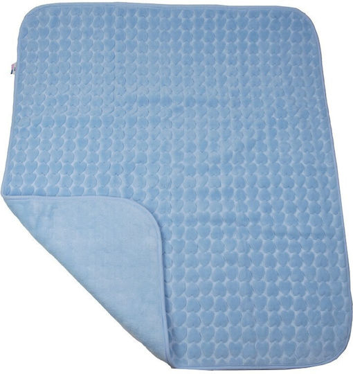 Kamtex Baby Одеяло Детско легло Велур Синьо 115x100см.