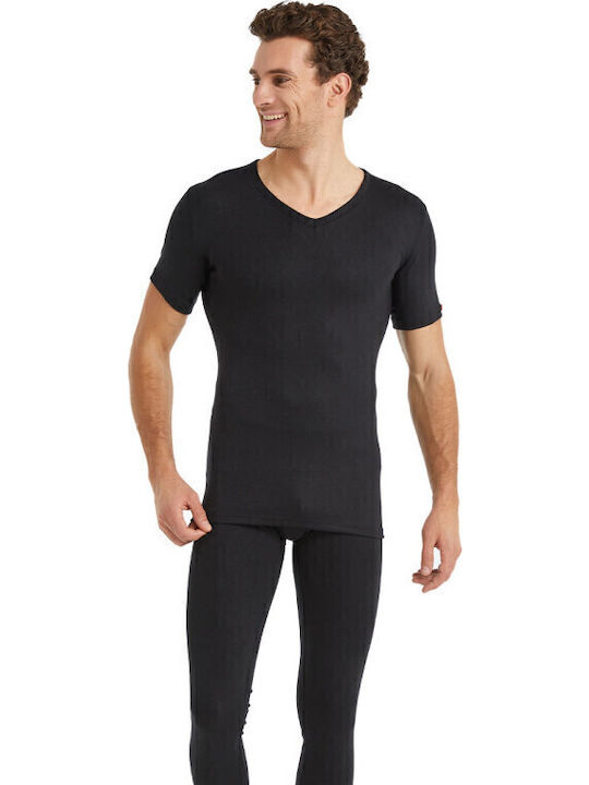 Blackspade Herren Thermo Kurzarmshirt Schwarz
