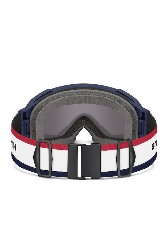 Smith Mag Μάσκα Σκι & Snowboard Ενηλίκων Μαύρη με Φακό Καθρέπτη σε Μαύρο Χρώμα