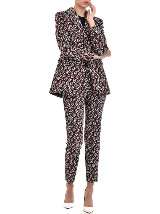 Dama Tesatura Pantaloni Black