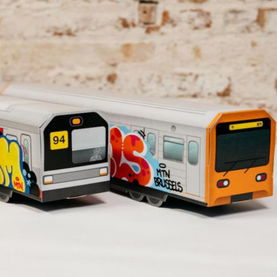 Montana Colors Metal Modeling Figure Train Orange