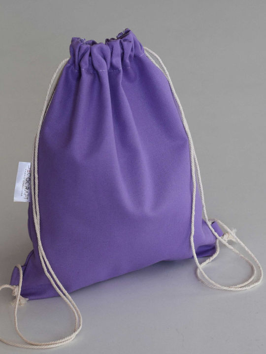 Decocraft Decocraft Kinder Taschen Beuteltasche Flieder 25cm