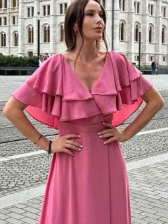 Shine 2gether Maxi Rochie pentru Nuntă / Botez Pink