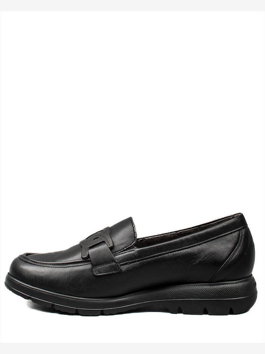 Fluchos Damen Loafers in Schwarz Farbe