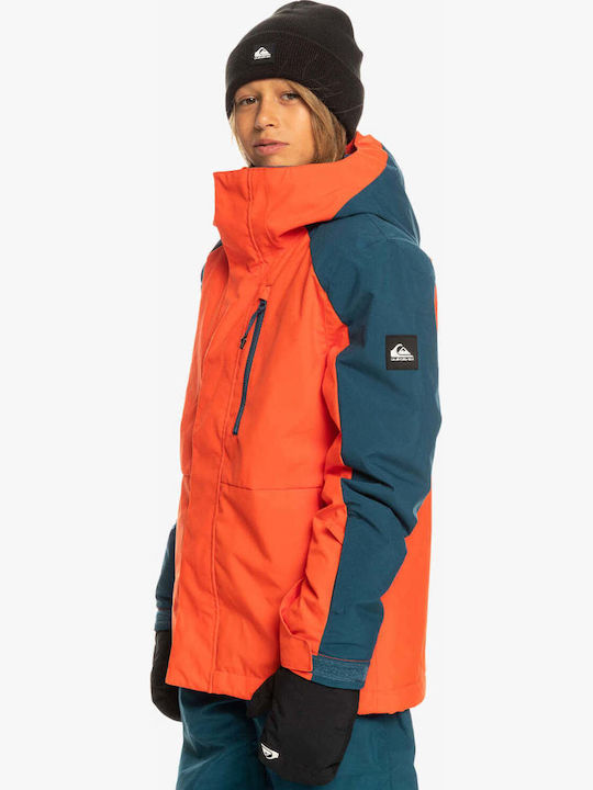 Quiksilver Mission Block Women's Ski & Snowboard Jacket Orange EQBTJ03180-NNK0