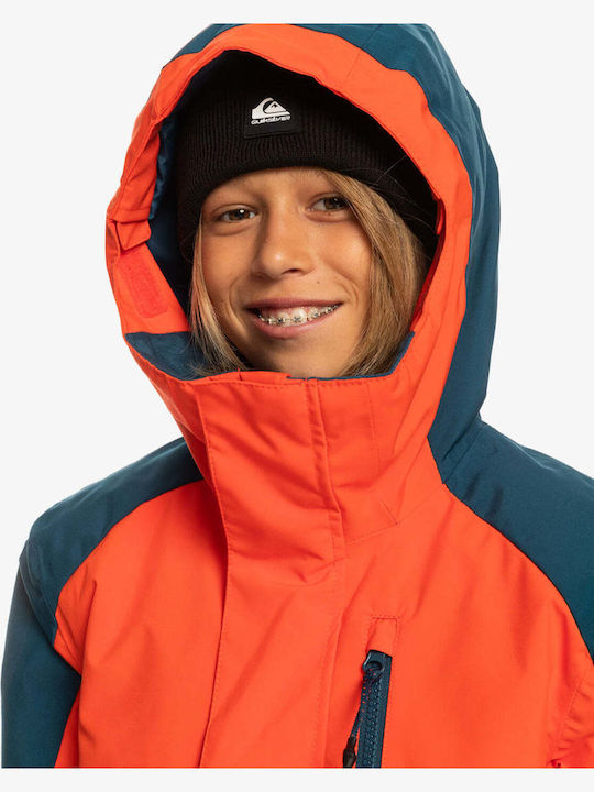 Quiksilver Mission Block Women's Ski & Snowboard Jacket Orange EQBTJ03180-NNK0