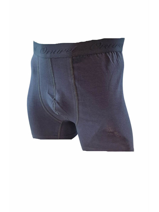 Onurel Herren Boxershorts Anthracite mit Mustern 1Packung