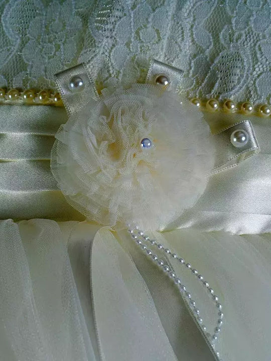 Online White Baptism Dress with Lace