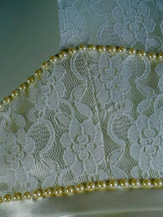 Online White Baptism Dress with Lace