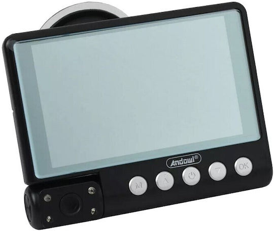Andowl 4K Car DVR Set with Rear Camera, 4" Display