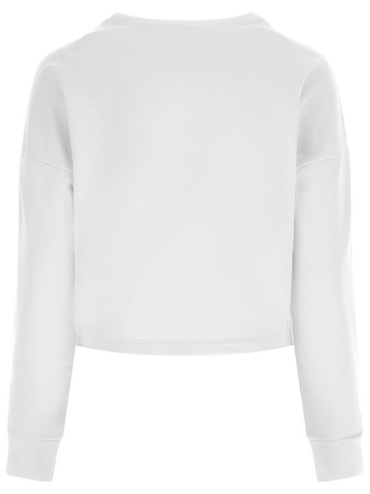 Freddy Women's Cropped Sweatshirt White