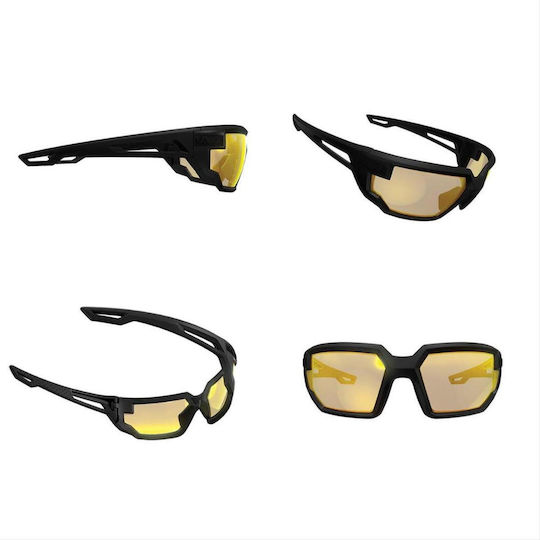 Mechanix Wear Safety Glasses for Protection with Yellow Lenses Tinted 1pcs