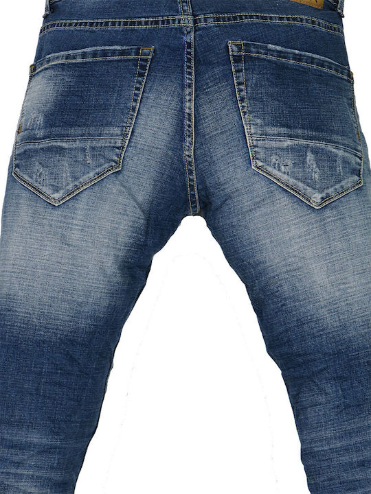 Privato Herren Jeanshose Μπλε