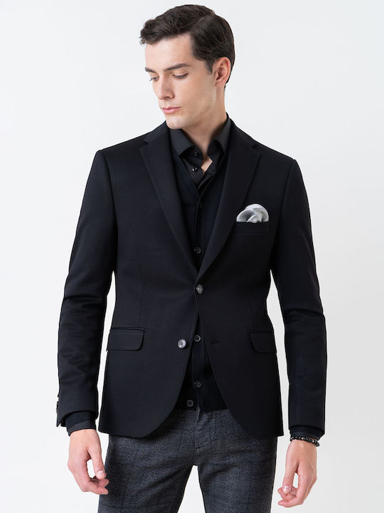 Fragosto Men's Suit Jacket Black