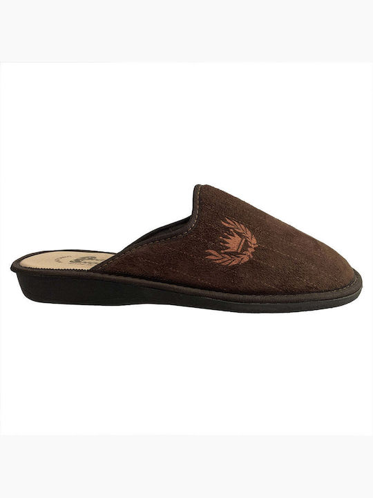 Ustyle Men's Slipper Brown