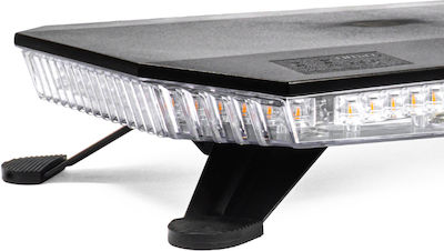 AMiO Μπάρα Σήμανσης Αυτοκινήτου LED 12 / 24V 96.52cm - Πορτοκαλί