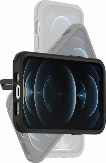 Otterbox Βάση Κινητού Αυτοκινήτου με Θήκη και Ασύρματη Φόρτιση Μαύρη