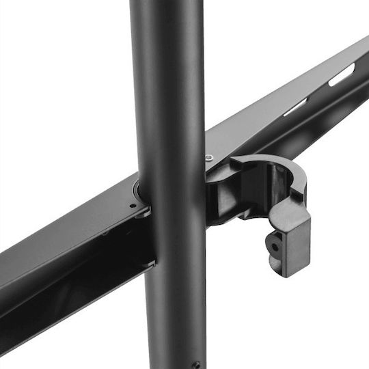 Sbox FS-1246F Βάση Τηλεόρασης Δαπέδου έως 65" και 32kg Ασημί