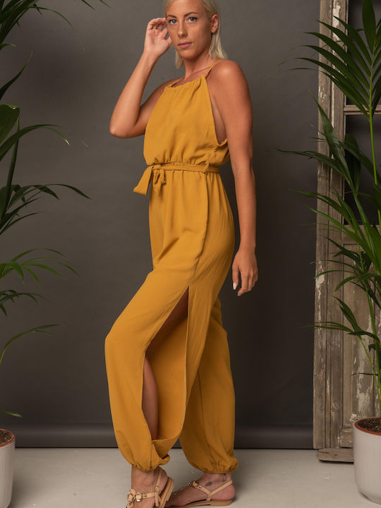 E-shopping Avenue Frauen Overall MUSTARD